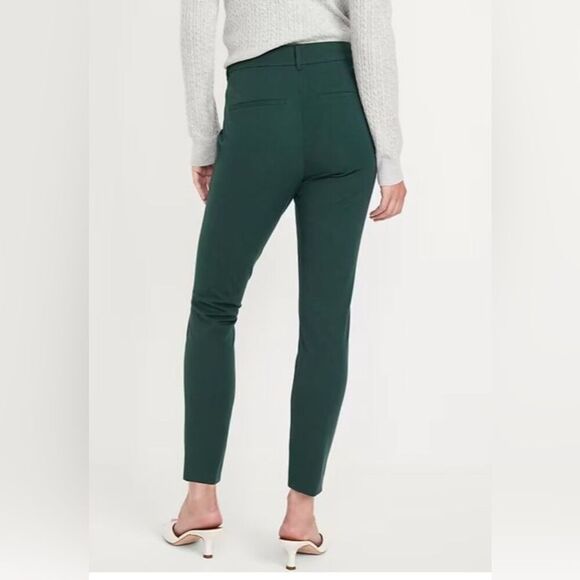 GUC Old Navy Women’s Green Pixie Ankle Casual Pants Chinos - Size 12 - Picture 2 of 7